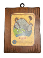 Vintage 1970’s Taurus Astrological Sign Hanging Wall Plaque