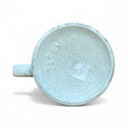 Vintage Speckled Gray Stoneware Embossed Hippopotamus Coffee Mug Made in Japan