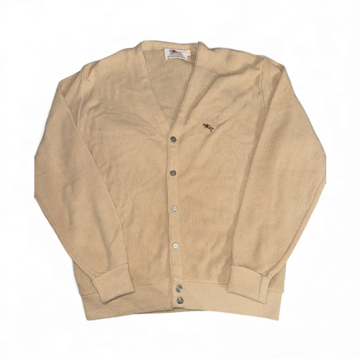 Vintage 70s Steeplechase Men’s Cardigan Size XL