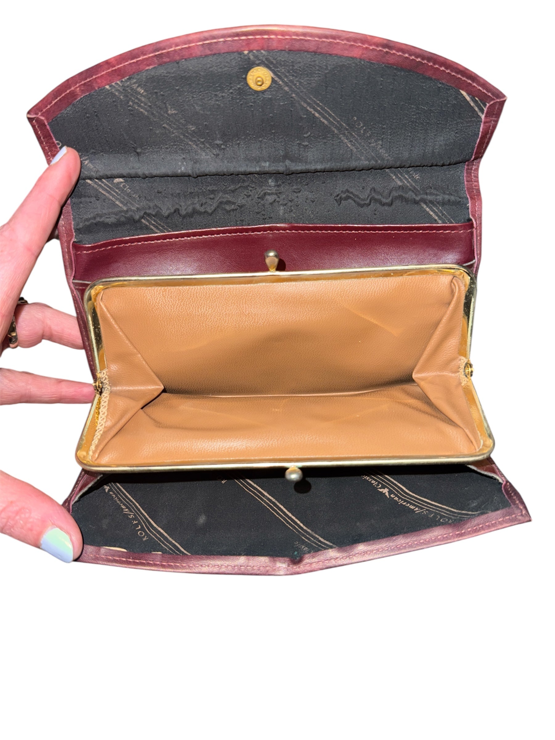 Rolfs Vintage Wallet American Classic 1980’s Genuine Leather