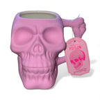 Sunday Morning Ceramics Pink Skull Mug