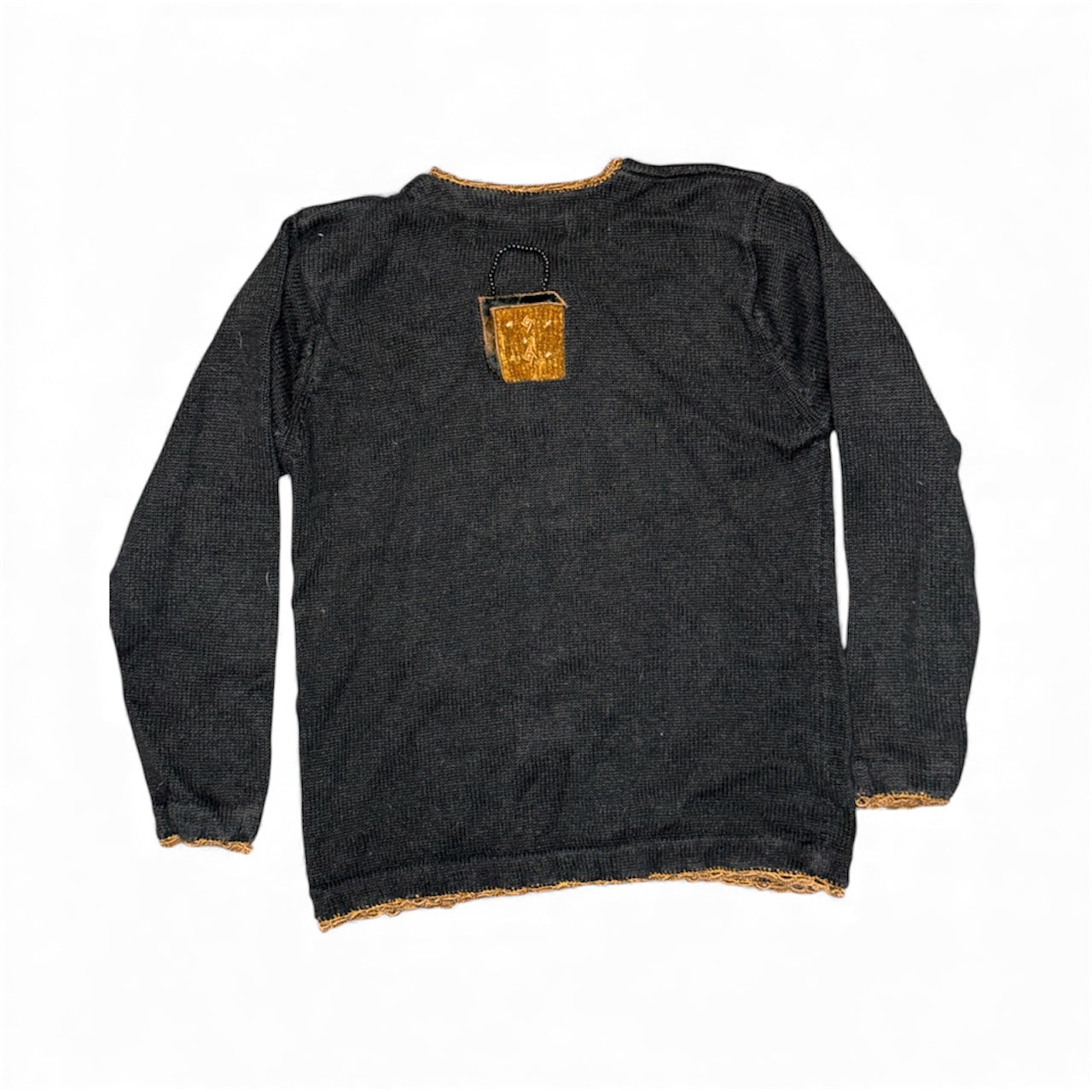 Vintage Victoria Harbour Beaded Purse Cardigan