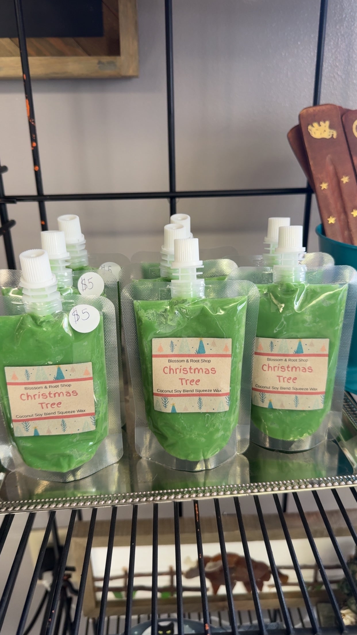 Christmas Tree Squeeze Wax