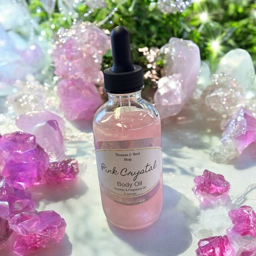 Pink Crystal Body Oil