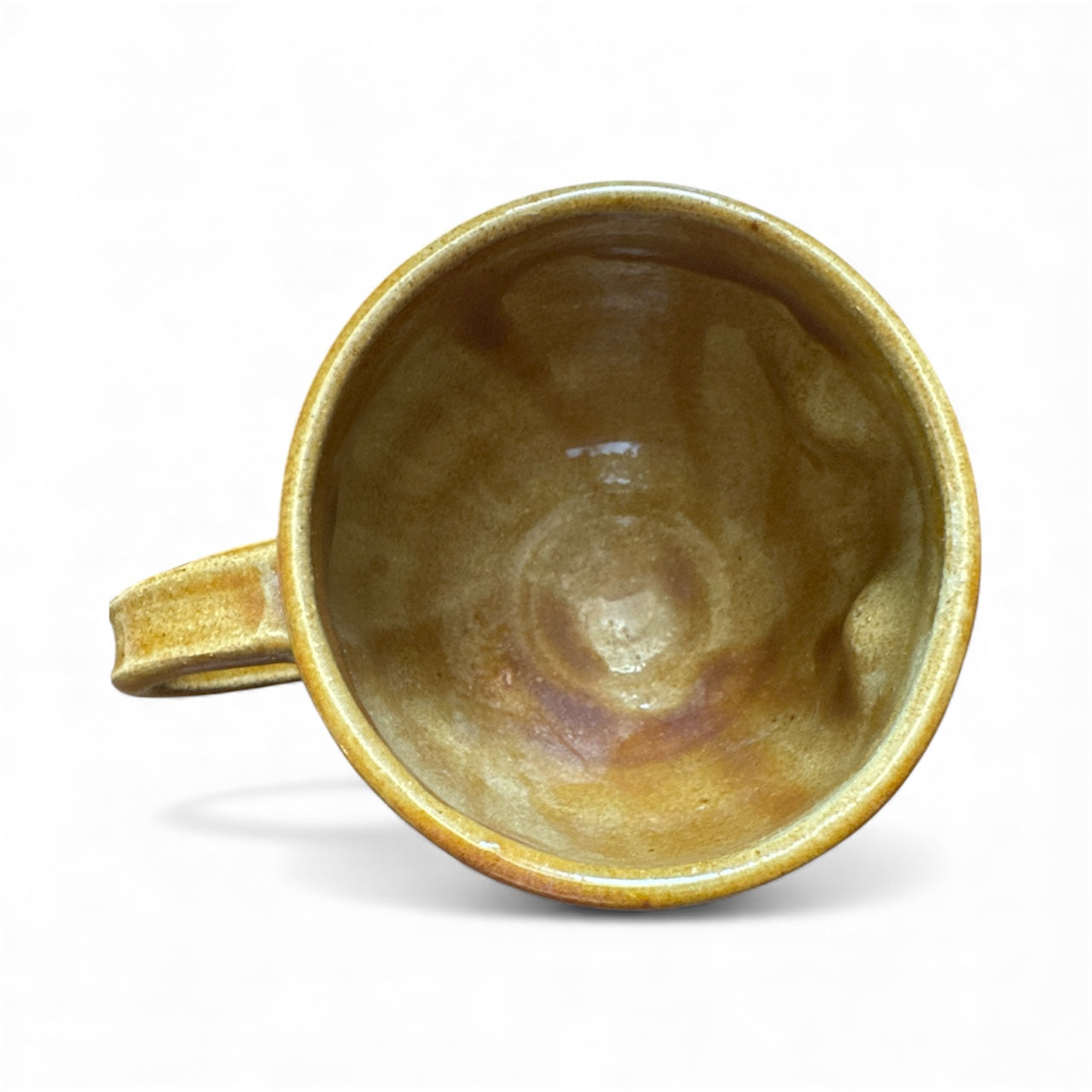 Vintage Head Sculpted Pottery Coffee Mug