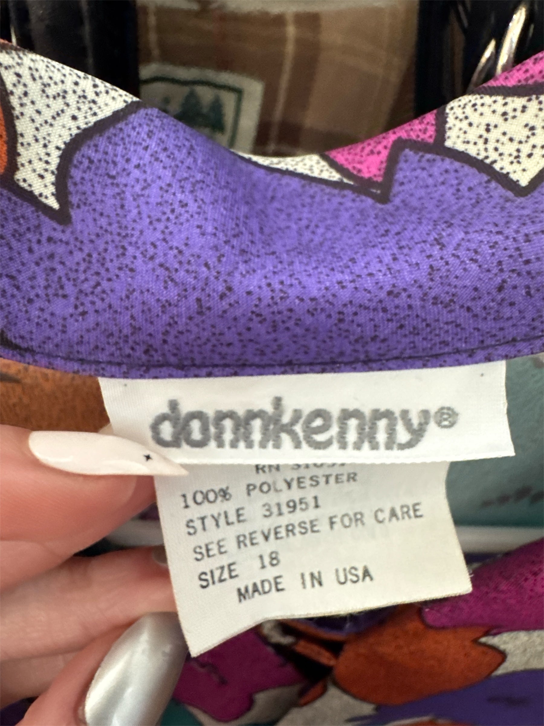 Vintage Donnkenny Floral Blouse