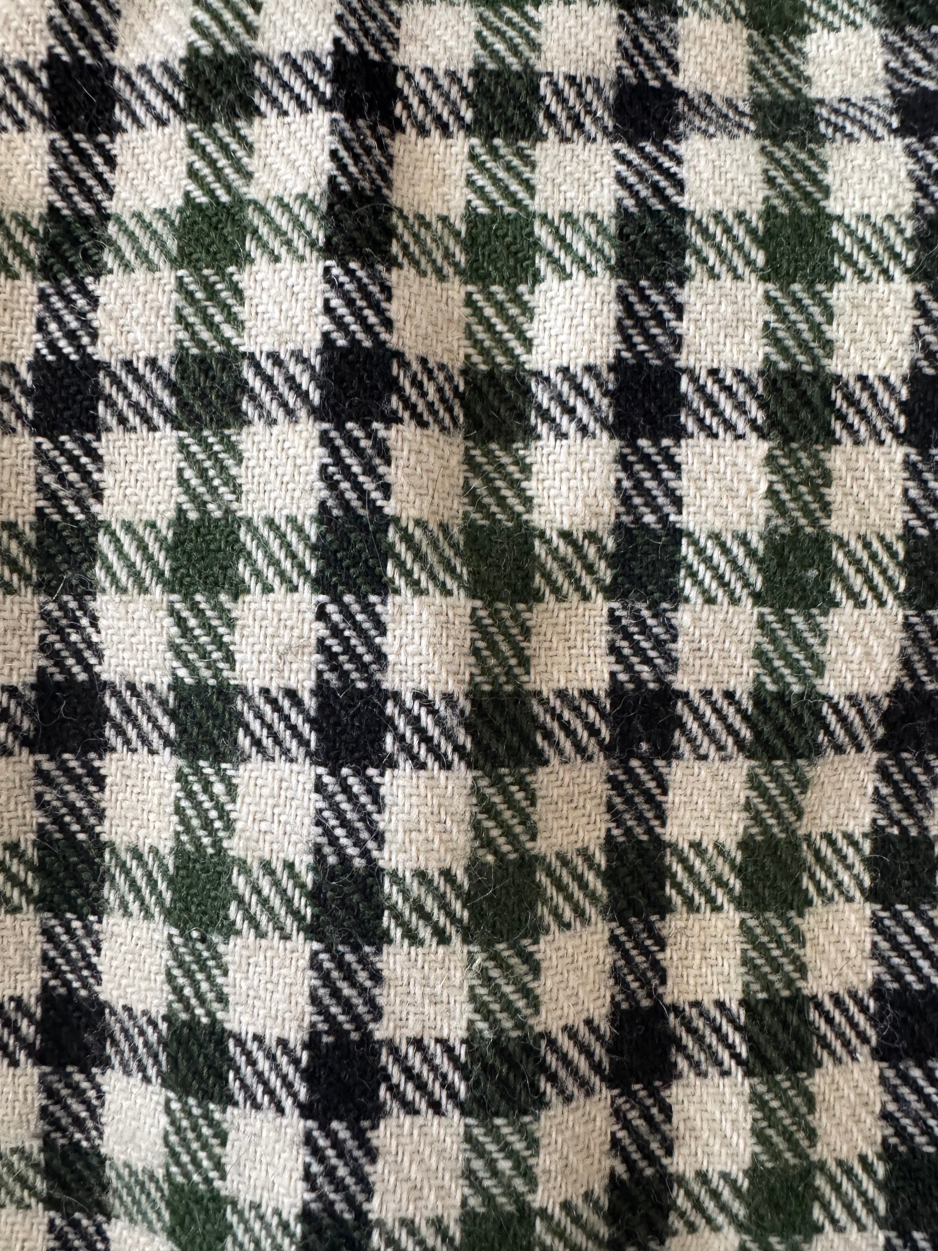 Vtg Pleetway Men's Sz Medium Green White Plaid Robe With Tie