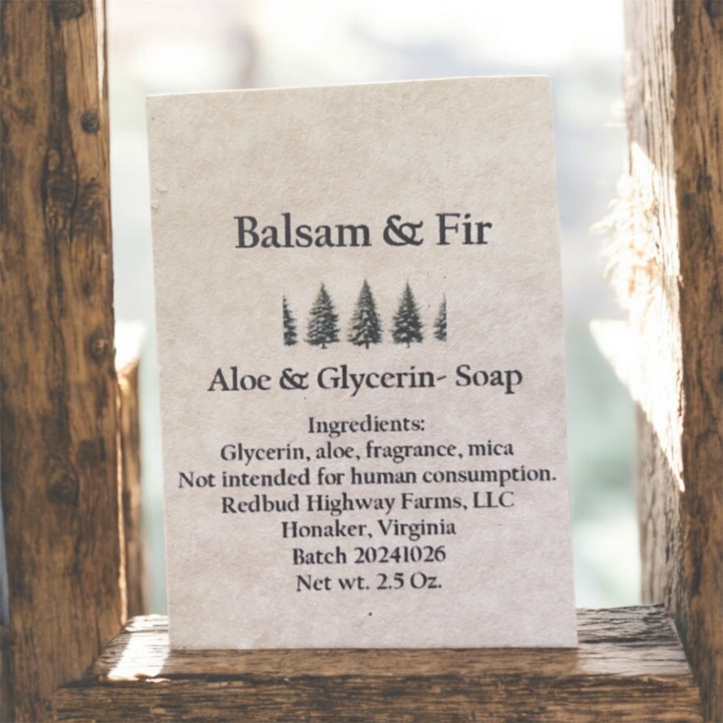 Balsam & Fir Bath Bar