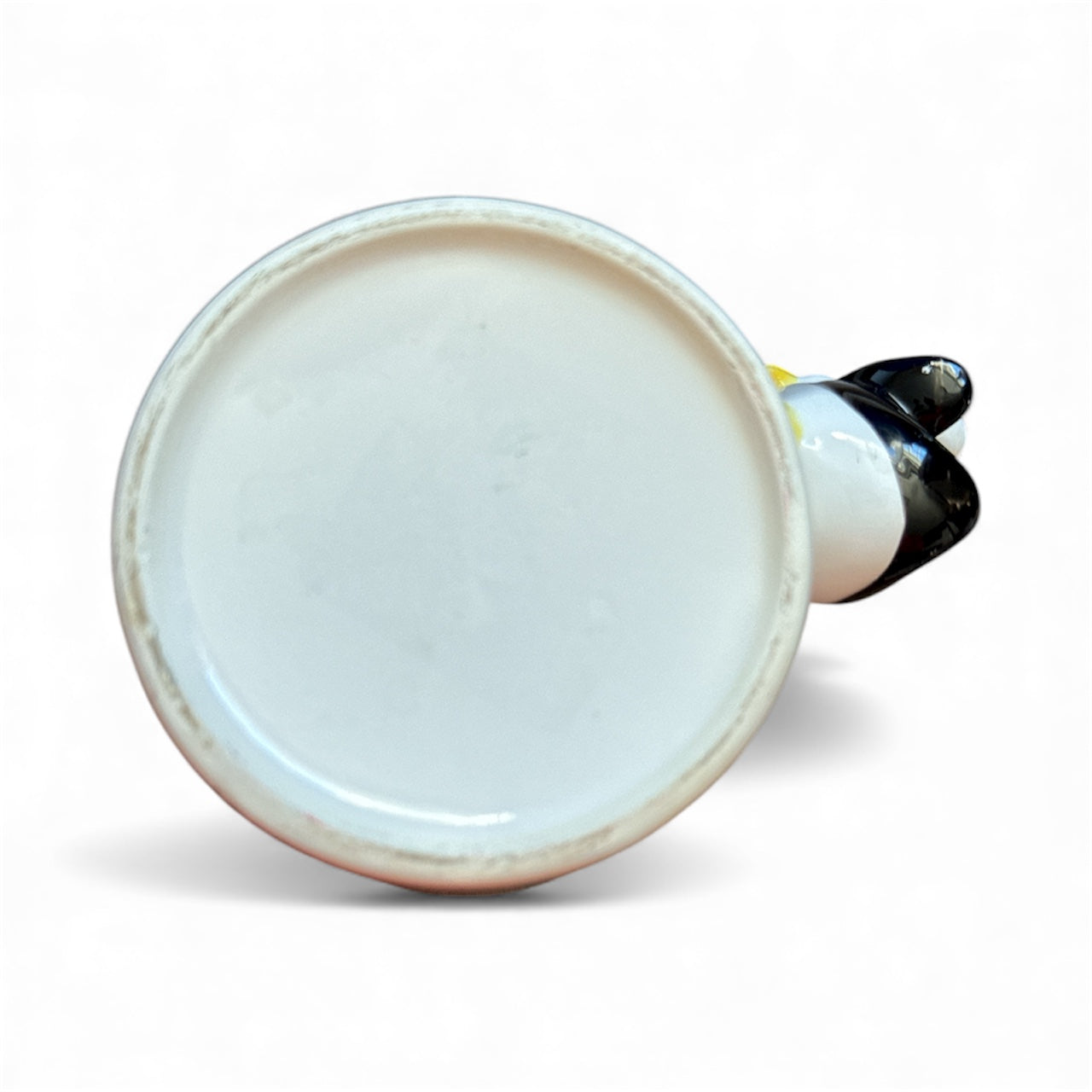 Vintage Holiday Mug With Penguin Handle