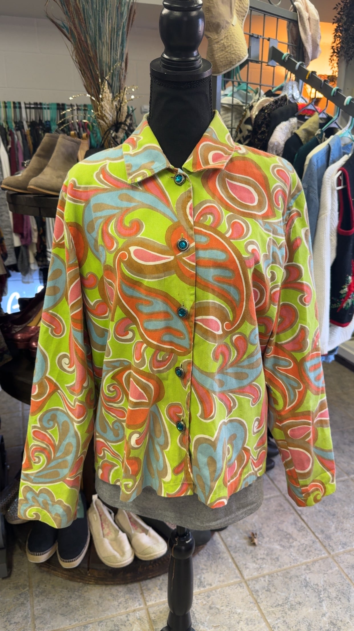 Vintage Life Style Top size large