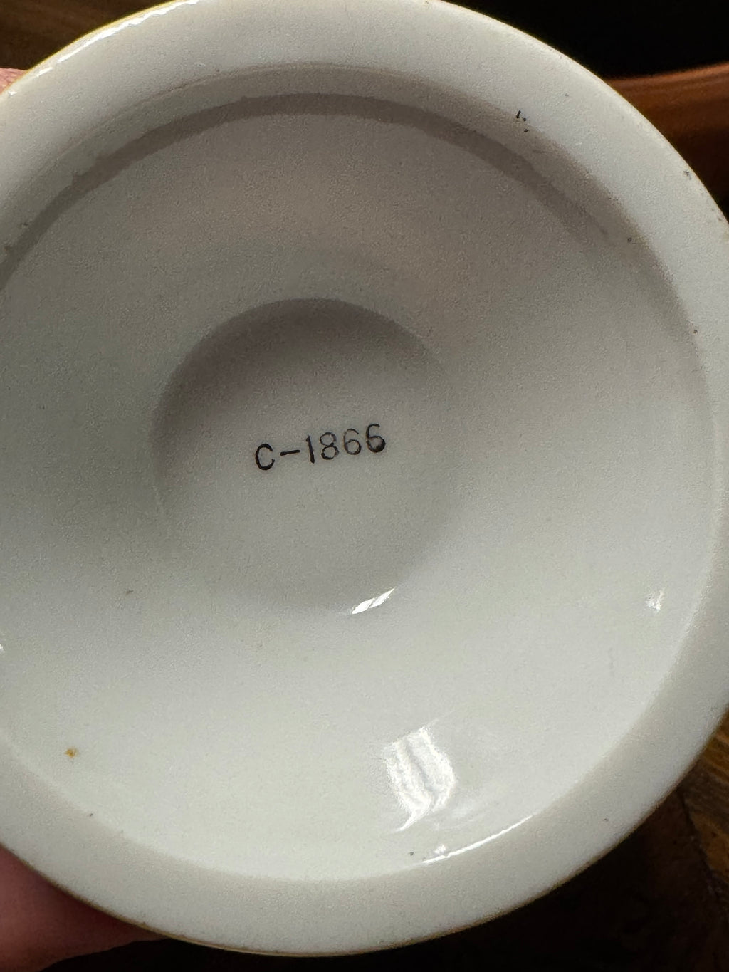Vintage 1970's Pedestal Coffee Tea Cup Floral Retro Design with Yellow Base