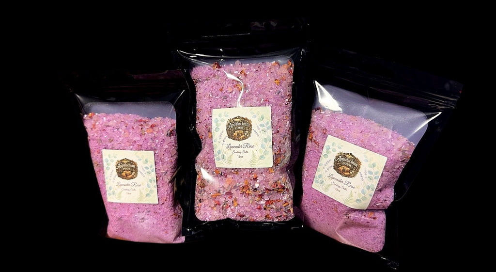 Lavender Rose Soaking Salts