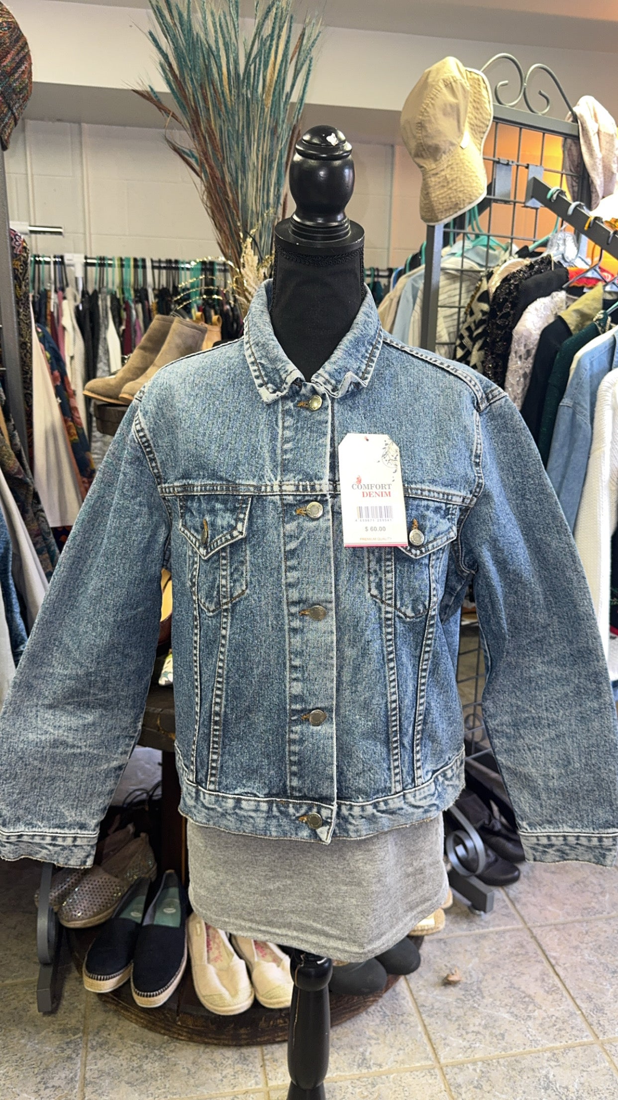 Vintage Comfort Denim with tags, size Women’s XL
