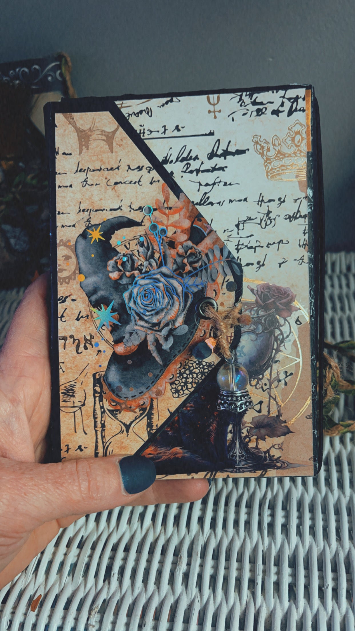 Handcrafted Sacred Time Witchy Folio