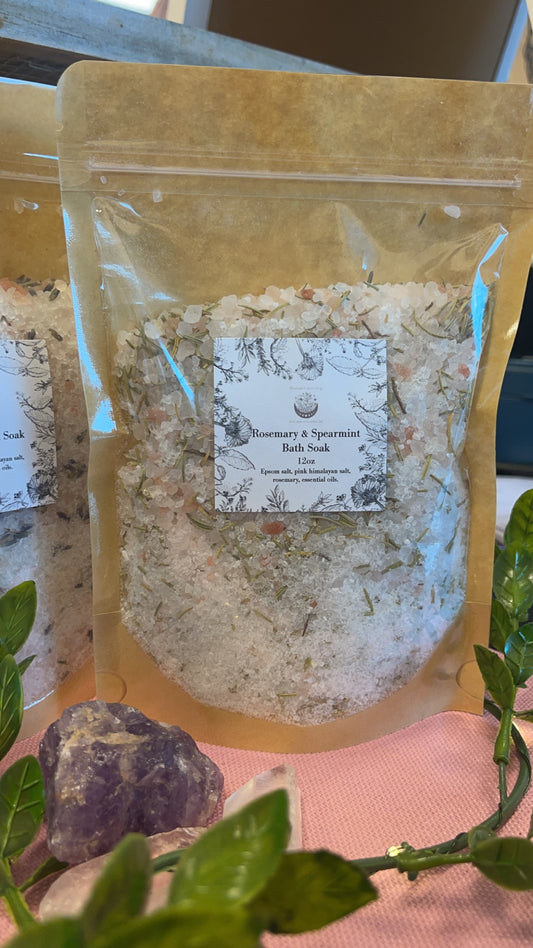 Rosemary & Spearmint Bath Soak 12oz