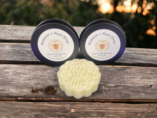 Nag Champa Beeswax Lotion Bar 1oz