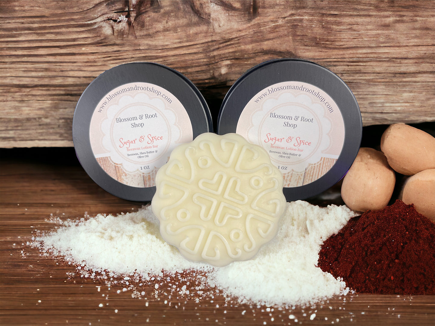 Sugar & Spice Beeswax Lotion Bar