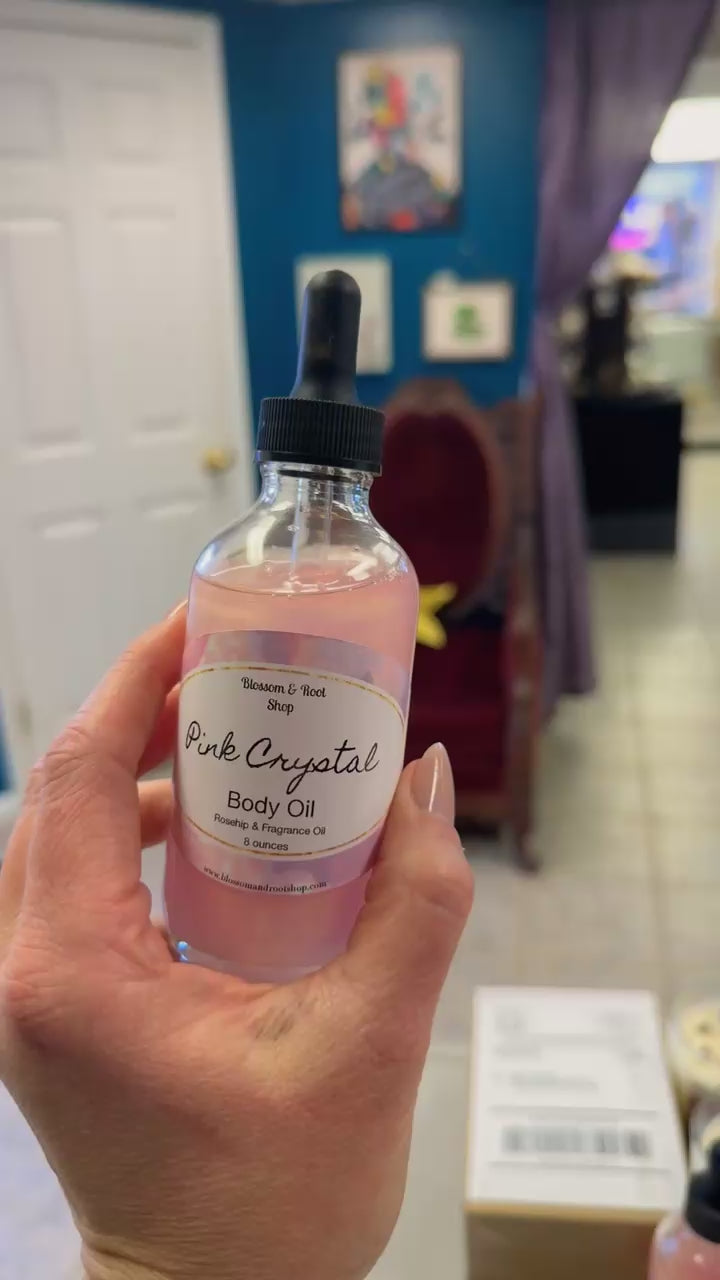 Pink Crystal Body Oil